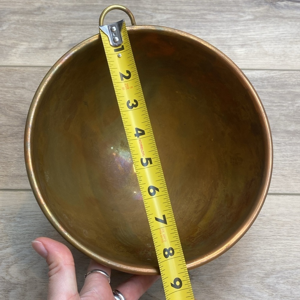 Vintage‎ Copper Bowl Mold Mixing Bowl - Picture 5 of 5